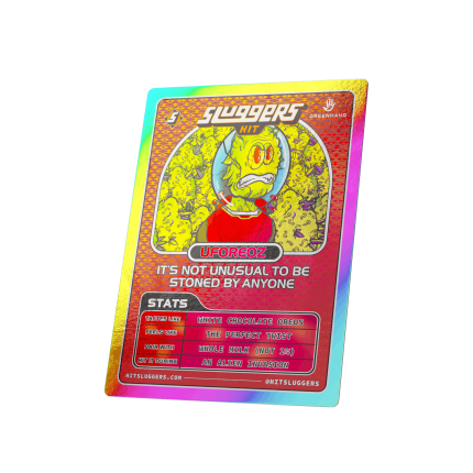 Sluggers – UFOREOZ Strain (3.5 Grams, Exotic Hybrid Flower)